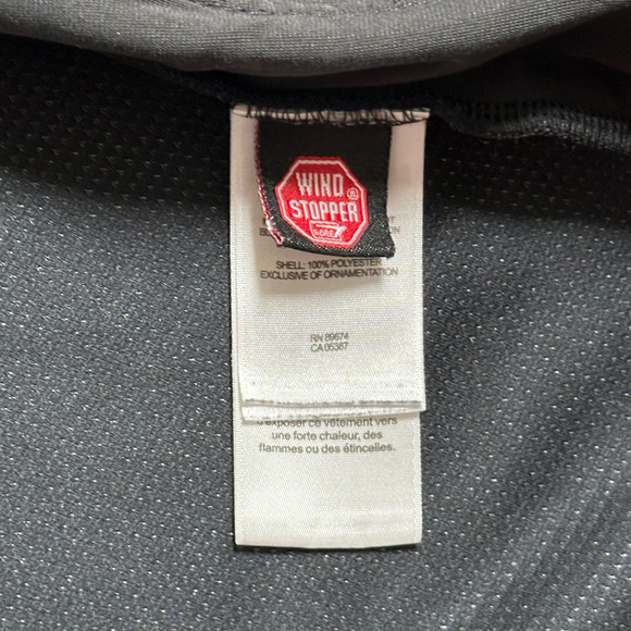 Mountain Hardwear Vest Adult MEDIUM Blue Black Fleece Embroidered ZIp Up Outdoor - Picture 7 of 10